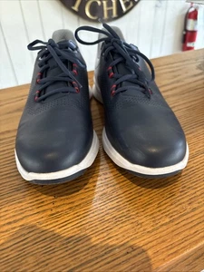 Herren Footjoy Fuel Golfschuhe - einmal getragen - marine/rot/weiß - Größe 8 - neuwertig - Bild 1 von 5