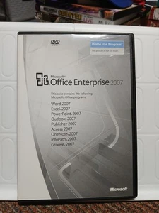 Microsoft Office Enterprise 2007 Home Use Key Word Power Point Excel - Picture 1 of 6
