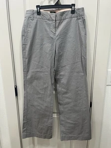 J Crew Light Gray  city fit stretch dress pants women's size 6S - Picture 1 of 12