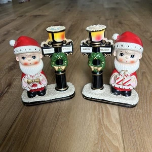Vintage Blume Japan Christmas Candleholders *RARE* Set Of Carolers 1950-1960’s - Picture 1 of 9