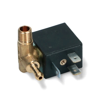 Elettrovalvola vapore olab attacco maschio 1/8 portagomma destro