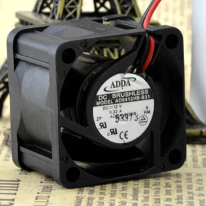 ADDA 4028 AD0412HB-B31 12V 0.22A 4CM 1U Chassis Ball Industrial Cooling Fan - Picture 1 of 5