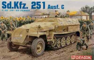 DRAGON  '39 - '45 SERIES  1:35 MEZZO MILITARE SD.KFZ.251 AUSF.C  260 PARTI 6187 - Foto 1 di 1