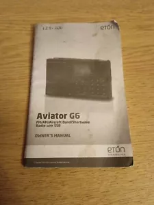 Eton Aviator Radio G6 Manuel - Picture 1 of 3