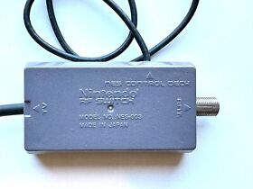 Genuine OEM Nintendo RF Switch NES-003 + RF Modulator NUS-003 N64 SNES Gamecube