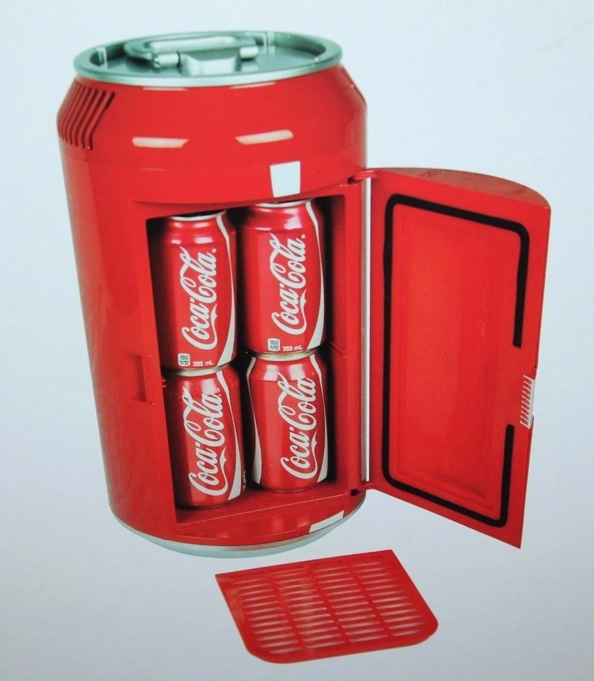 COCA COLA MINI CAN FRIDGE REFRIGERATOR COKE THERMOELECTRIC COOLER 12VDC OR 110AC - Image 1 of 4