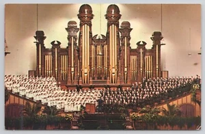 Postkarte Utah Salt Lake City Mormonen Tabernakel Chor Orgel - Bild 1 von 2