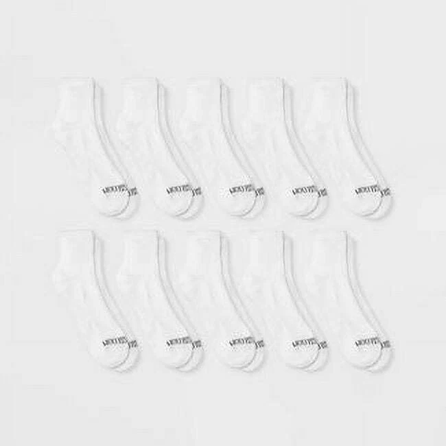 Мужские удобные эластичные носки на лодыжку Fruit of the Loom 10 шт. - (белые, 10-13) - Изображение 1 из 1