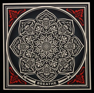 SHEPARD FAIREY Wonder Revolutionary Love siebdruck Hand Signiert obey giant - Bild 1 von 4