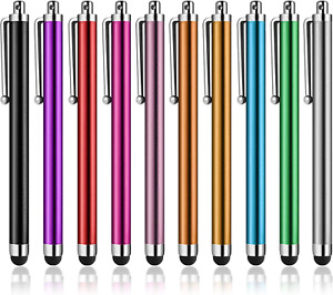 10PCS Stylus Pen Touch Screen Rubber Tip Styluses For iPad Tablet Android Phone