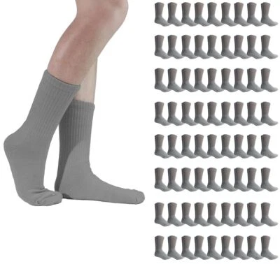 Paquete de 72 calcetines para mujer de algodón premium gris talla 9-11 - calcetín para mujer Foto 1 de 3