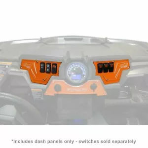 2 Piece Billet Dash Panel Kit Polaris RZR XP1000 S 900 1000 w/Speedometer Orange - Bild 1 von 5