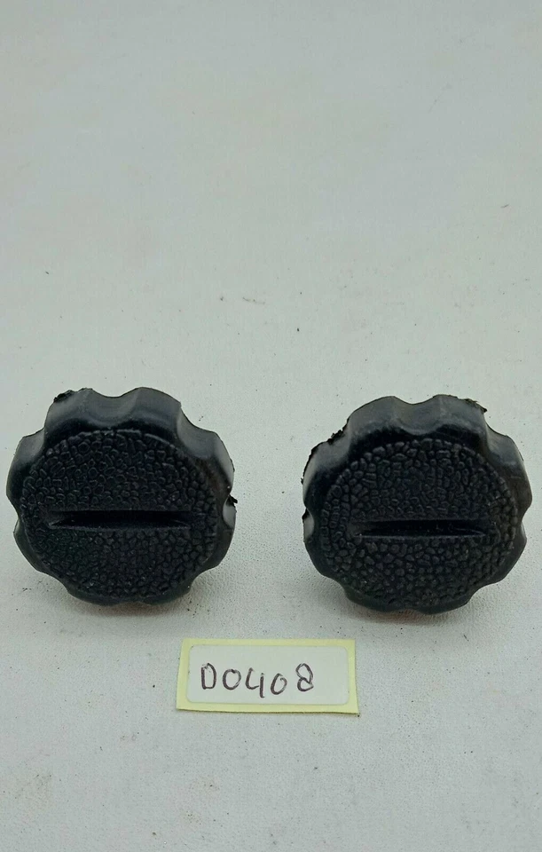 SUZUKI GP100 GT380 GT550 GP125 RE5 KNOB FRAME COVER Pair Foto 1 de 4