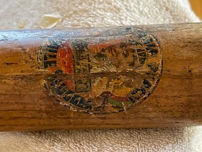 Rare Early 1900s Full Size  Louisville Slugger  40TC Ty Cobb Decal Bat. - Image 1 of 3