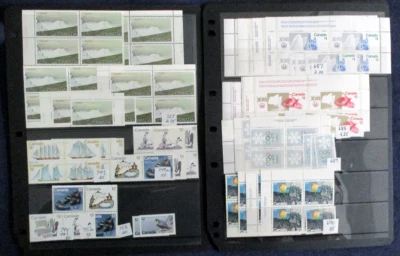 Canada Dealer Lot CVC$10000 War Tax Back-of-Book Inscription Blocks S/S M/S - Image 1 of 4