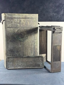 Seltener antiker 8 x 10 Zoll Eastman Kodak Glasplatte Tank - Glas - Farbkollodium - Bild 1 von 12