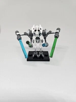 Personalizado Star Wars Blanco General Grievous con Minifigura Placa Base Foto 1 de 4