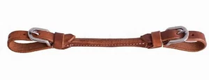Western Harness Leather Rolled Curb Strap for Horse Bridles Horse Tack - Picture 1 of 1