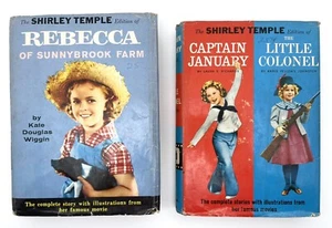 Shirley Temple: Rebecca, Captain January, The Little Colonel Movie Edition Books - Imagen 1 de 2