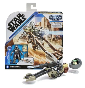 Star Wars Mission Fleet The Mandalorian Speeder Bike 2.5" Figure & The Child MIB - Imagen 1 de 1