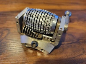 Vintage 1960 Atlantic Leibinger Rotary Numbering Machine Head 11-Digit - Picture 1 of 9