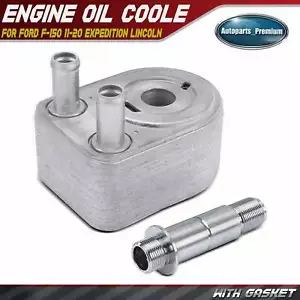 Engine Oil Cooler with Gaskets for Ford F-150 11-20 Expedition Lincoln Navigator - Picture 1 of 8