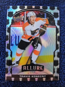 Travis Konecny "NHL Shield" REFRACTOR 2020-21 Upper Deck Allure #20 Flyers (SP) - Picture 1 of 2