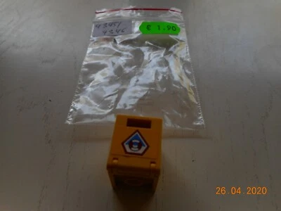 1x Lego 4345/4346 Box/Schrank 2x2x2 gelb (Noppen offen) - Bild 1 von 2