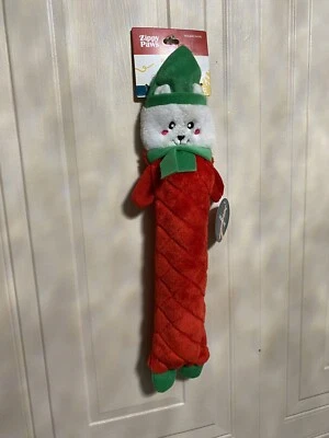 Zippy Paws Jigglerz Dog Toy  New 17.5” Elf Clinker & Loud Squeaker - Image 1 of 4