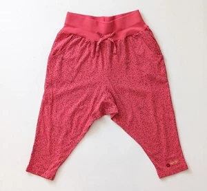 Naartjie Kids Size 5 Girls Harem Capri Pants Hippie Boho Bottoms Pink Floral - Picture 1 of 12