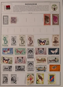 Madagascar - Nice lot of 20+ used stamps, G/VG. See 2 scans. - Picture 1 of 2