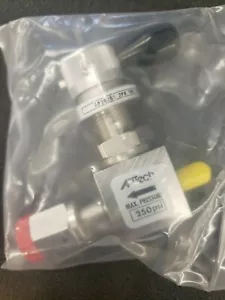 NEW, AP TECH, AP3625S 2PW TW4 FV4, Valve, 1/4" Manual, SS 15 Ra, Vac-3,000 PSIG - Picture 1 of 6