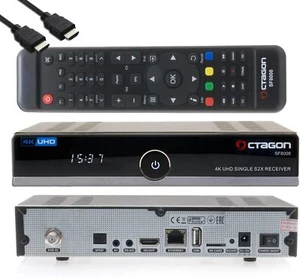► OCTAGON SF8008 4K UHD E2 DVB-S2X Linux Récepteur Multistream USB ♻️ - Bild 1 von 7