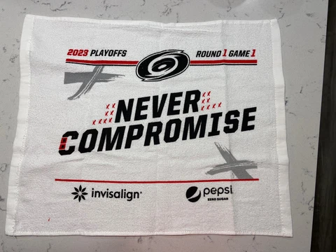 Carolina Hurricanes 2023 Round 1 Game 1 Playoff Rally Towel Cover