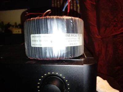 Toroidal transformer 1100VA 2x115V, 44V-0-44V, Kinergetics Poweramp - Image 1 of 2
