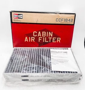 Filtro de aire de cabina Champion CCF1842, paquete de 1 BMW 2004-2013 - Imagen 1 de 1