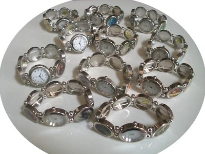 CAT,DOG ELEPHANT,TURTLE,FROG,HORSE,CHRISTMAS ETC STRETCH WOMEN'S FASHION WATCHES - Image 1 of 3