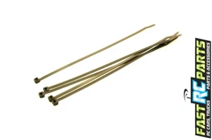 Funciona para competición 8 pulgadas Gunmetal Nylon Tie Wraps 5 unidades NZT20811 - Imagen 1 de 1