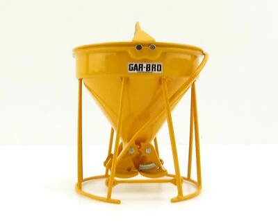 Weiss Brothers WBR002-1902 - Garbro Concrete Bucket - Round Gate - Yellow - 1:50 - Image 1 of 4
