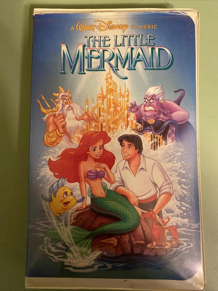 Disney The Little Mermaid VHS 1989 Diamond Edition Banned Cover Art Original XXX - Image 1 of 4