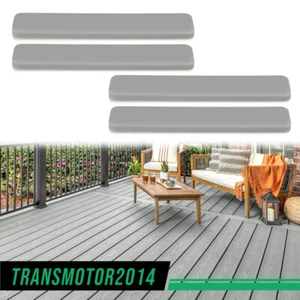 Convient pour planches de terrasse en plastique TREX embout ABS gris clair (4 pièces) 5,5" - Photo 1 sur 12