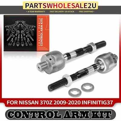 2Pcs Front Left & Right Inner Tie Rod End for INFINITI G37 2008-2010 Nissan 370Z - Image 1 of 4