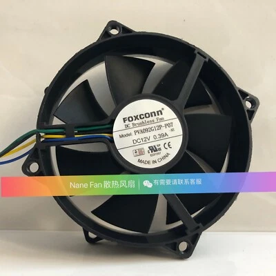 1 PCS Foxconn Fan PVA092G12P-P07 DC 12V 0.39A 9225 9CM 4 wire Cooling fan - Image 1 of 3
