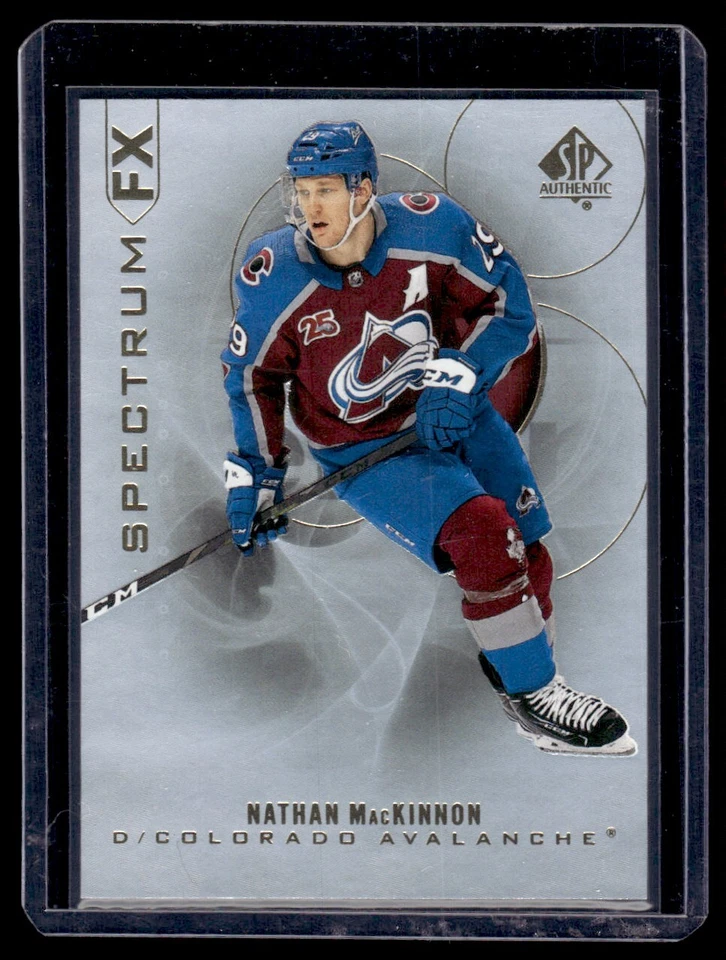 2020-21 SP Authentic Spectrum FX Nathan MacKinnon Colorado Avalanche #S-30 - Image 1 of 2