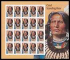 2023 63C Chief Standing Bear Ponca Tribe Civil Right Scott 5798 Mint Imperf. Sht