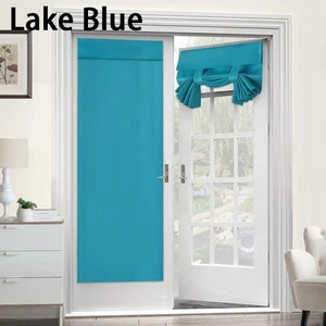 1 Panel Thermal Insulated Tie Up Bedroom Door Curtain 26 X 68 Inch Solid color - Picture 1 of 1