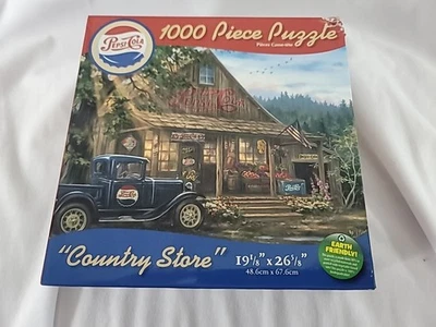 Pepsi Cola 1000 Pc Puzzle - Country Store - 19 1/8" x 26 5/8" -SEALED & FREE SHP - Image 1 of 4
