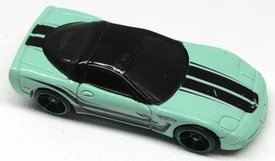 Vintage 1996 Hot Wheels Teal 1997 Corvette C5 Chevy Sportscar Rare Color Version - Image 1 of 4