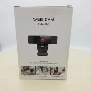 1080p Full HD Pro Webcam Desktop Laptop USB Computer Web Camera with Microphone - Picture 1 of 7