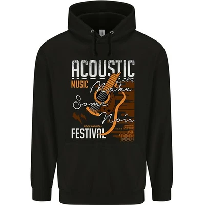 Hoodie Enfant Guitare Country Et Western Musique Acoustique - Photo 1/4